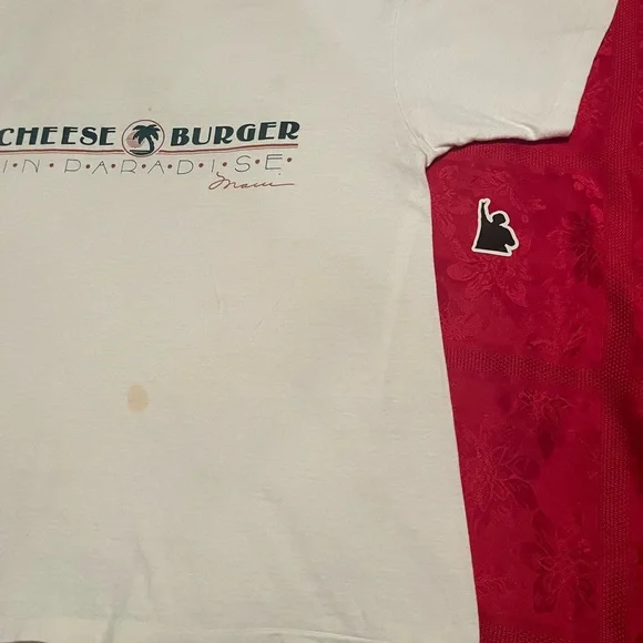 Cheeseburger In Paradise Front Street Lahaina Single Stitch Made In USA Maui VTG - Picture 3 of 12
